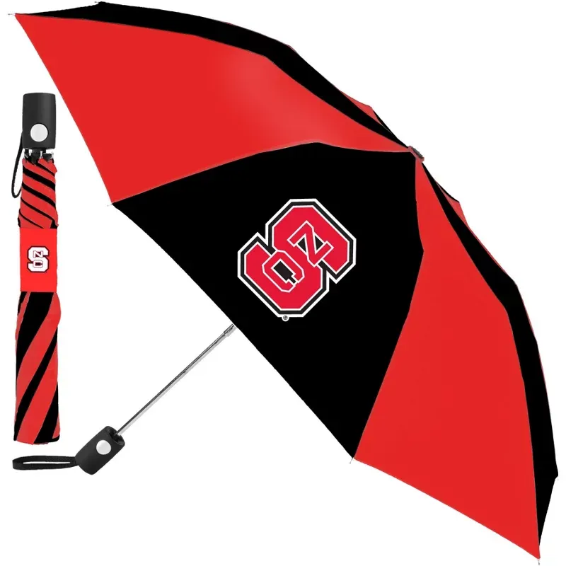 WinCraft North Carolina State University Auto Folding Umbrella - NCAA Novelty at Academy Sports