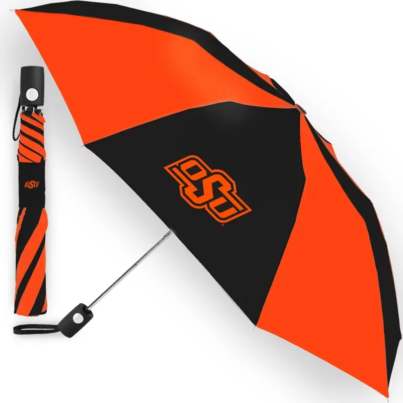 WinCraft Oklahoma State University Auto Fold Umbrella - NCAA Novelty at Academy Sports