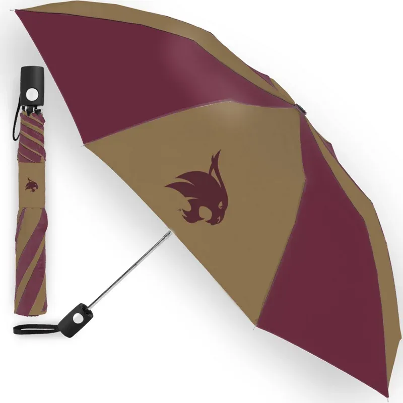 WinCraft Texas State University Auto Folding Umbrella - NCAA Novelty at Academy Sports