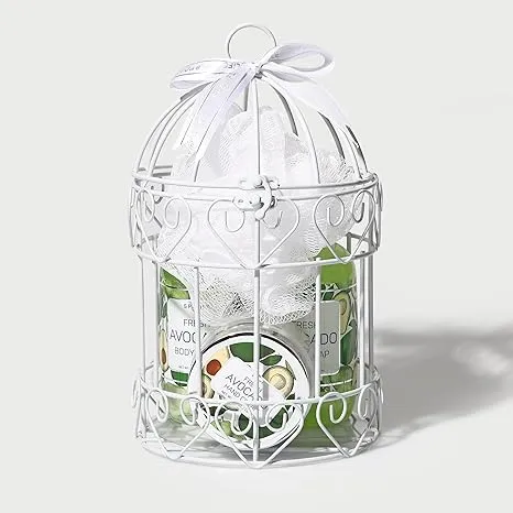 Spalife Avocado Shower Bird Cage 4 Piece Gift Set