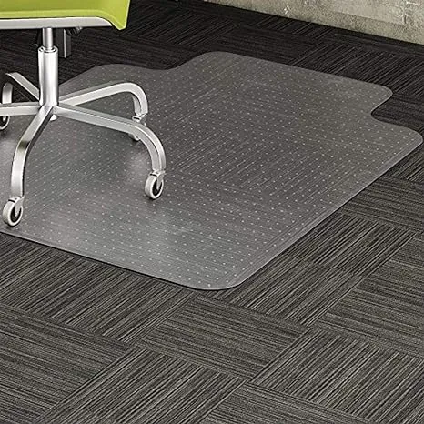 Lorell Carpet Chair Mat, 36" x 48\'\', Low-Pile, Clear (LLR82819)