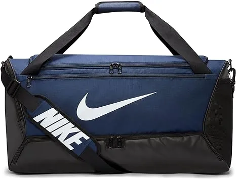 Nike Brasilia 9.5 Duffel Bag Midnight Navy/Black/White 41 L Sport Bag