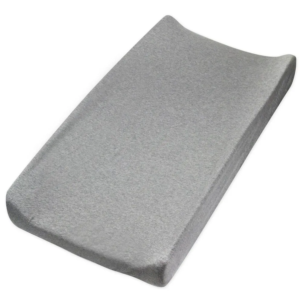 Honest Baby Organic Cotton Changing Pad Cover - Heather Gray