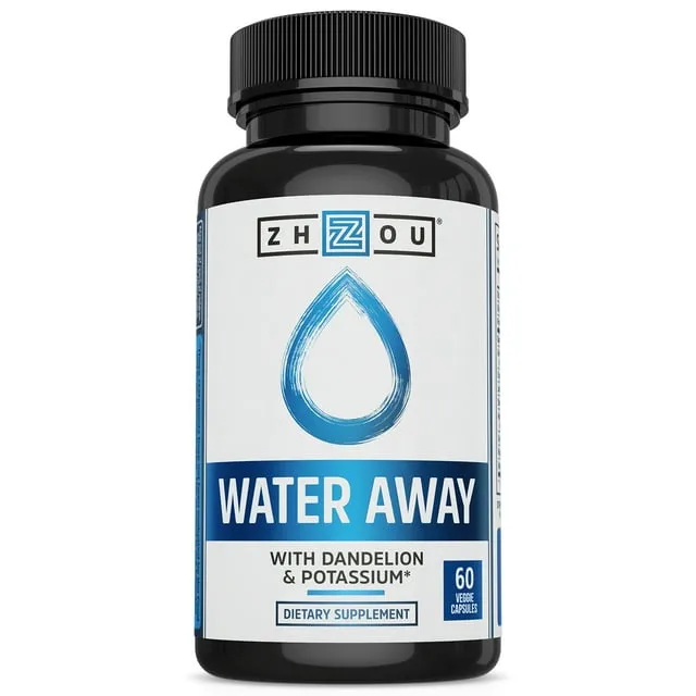 Zhou Nutrition - Water Away - 60 Capsules