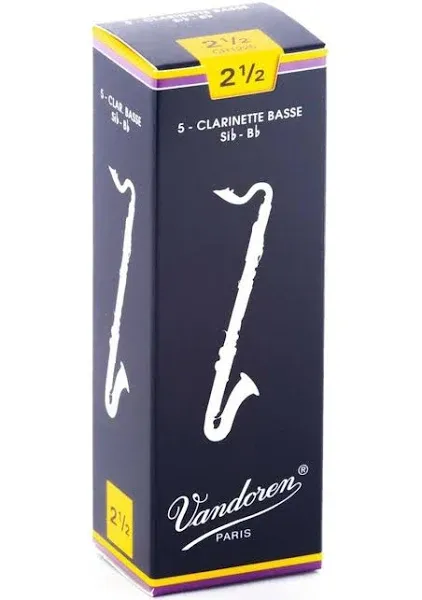 Vandoren Traditional Bass Clarinet Reeds