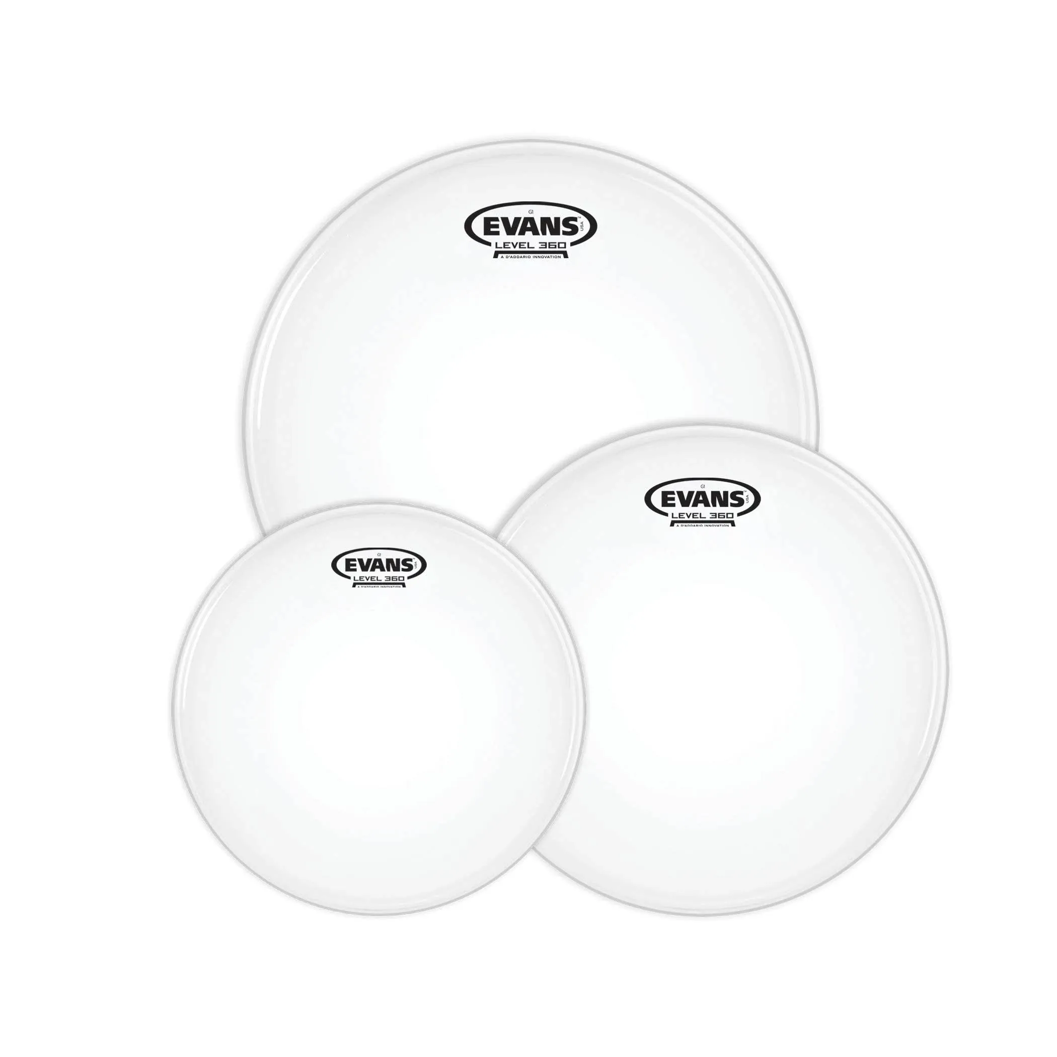 Evans Drum Heads - G1 Coated Rock Tompack (10 inch, 12 inch, 16 inch)