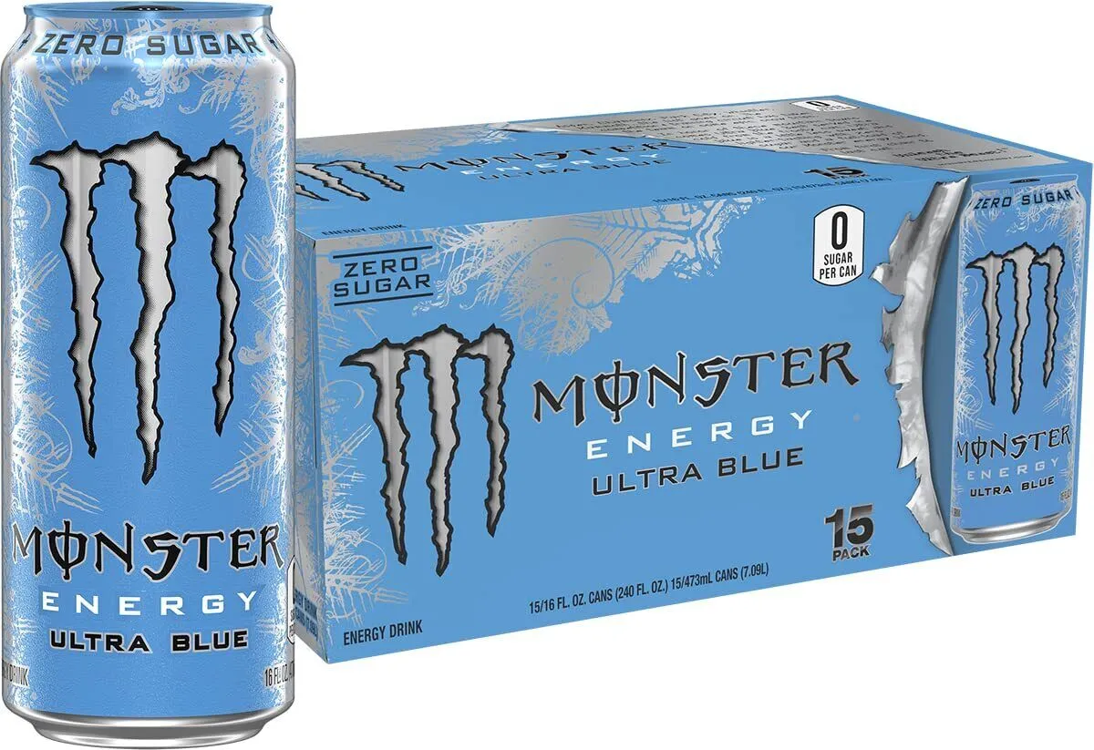 Monster Energy Drink Ultra Blue