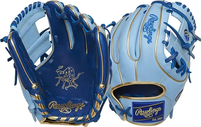 Rawlings | HEART OF THE HIDE Baseball Glove | R2G & Contour Fit Models | Advanced Break-In | Sizes 11.5" - 12.75" | Multiple Styles