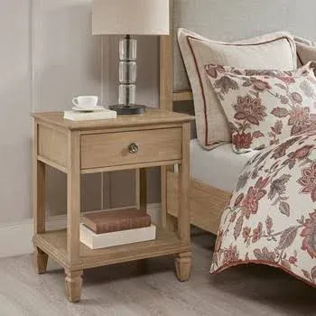 Madison Park Signature - Victoria Bedside Table - Light Natural