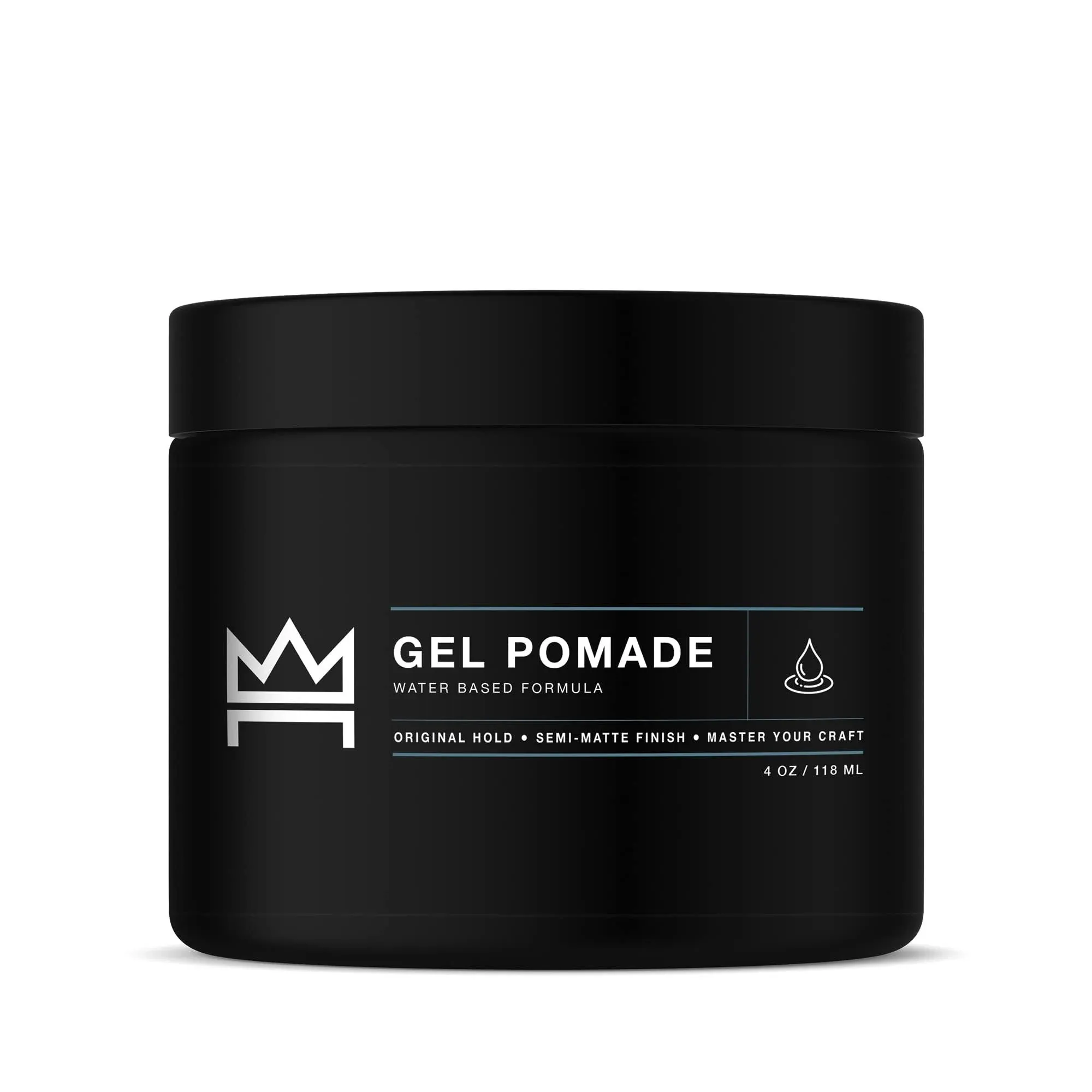 CRVFT Gel Pomade | High Shine/Medium Hold | Water Based/Water Soluble | 4oz