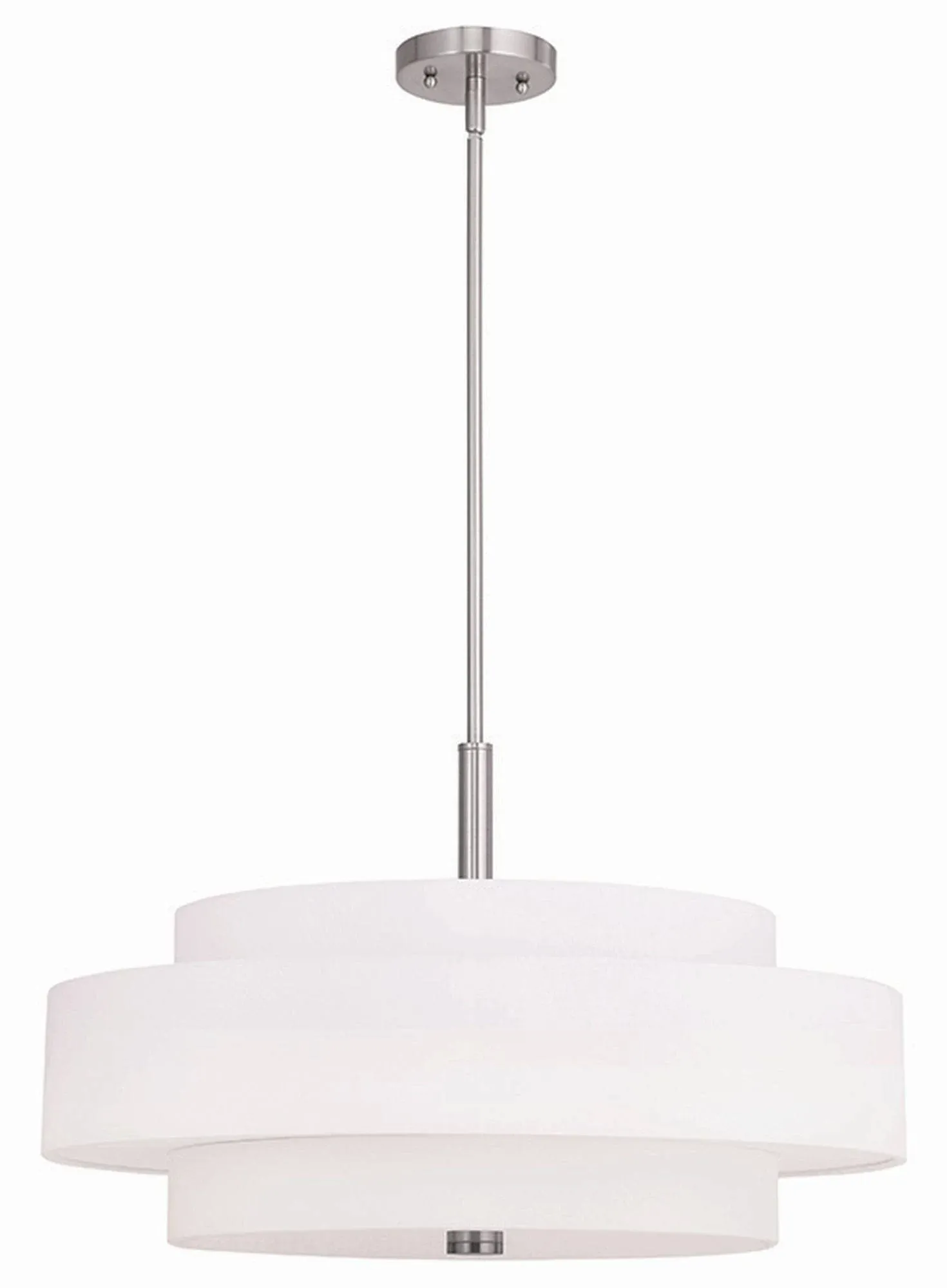 Livex Lighting Meridian 5 - Light Pendant , Brushed Nickel