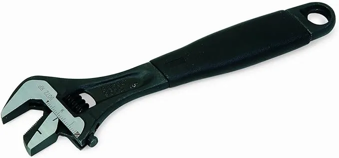 Bahco 9073 RP US Adjustable/Pipe Wrench Ergo, 12-Inch, Black