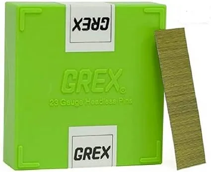 Grex 23 Gauge (23 Ga.) 2" Inch Micro Headless Pins 10,000 per box P6/50L (660292330508)