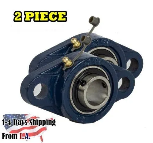 UCFL204-12 Pillow Block Flange Bearing 3/4" Bore 2 Bolt Solid Base (2PCS)