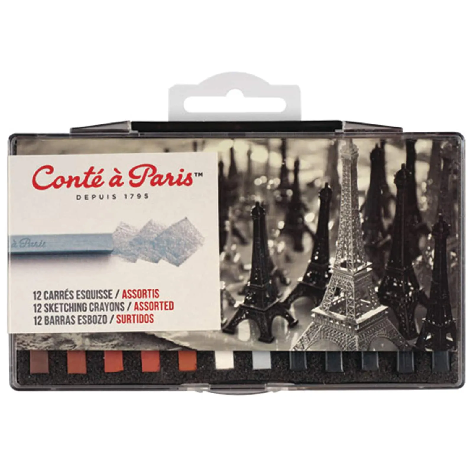 Conté à Paris™ Sketching 12 Color Pastel Crayon Box Set By Conte A Paris | Michaels®