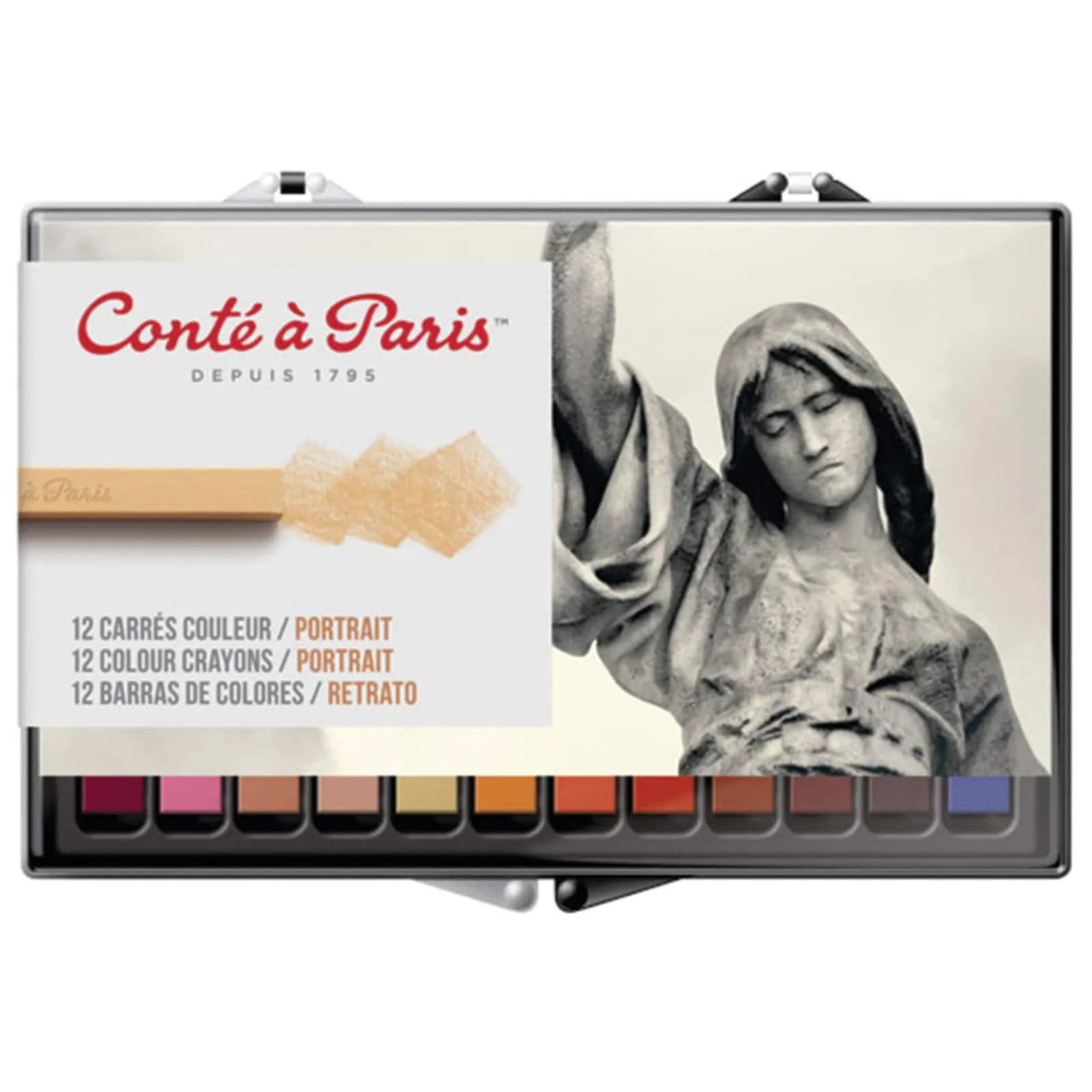 Conté à Paris™ Sketching 12 Color Pastel Crayon Box Set By Conte A Paris | Michaels®