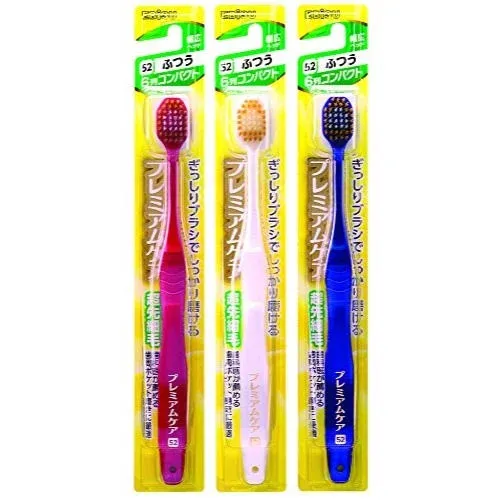 Ebisu Premium Care Toothbrush Compact Usually 3 Pcs