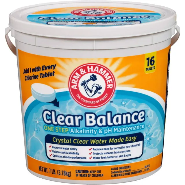 Arm & Hammer Clear Balance Swimming Pool Maintenance Tablets