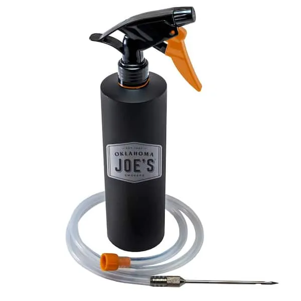 Oklahoma Joe's 6285584R06 2-in-1 Spray Bottle and Marinade Injector, Black