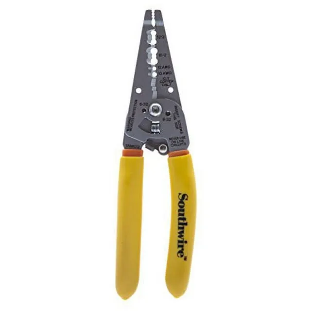 Southwire Ergonomic Handles NM Cable Wire Stripper/Cutter