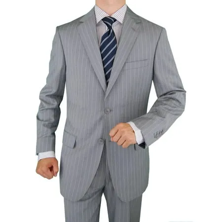 DTI Men's GV Executive Two Button Modern Fit Suit