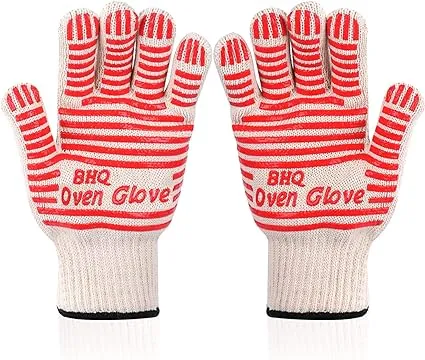 Oven Gloves Grill Gloves Extreme Heat Resistant Oven Gloves - EN407 Certified ...