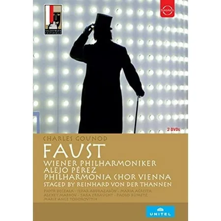 Teatr Wielki - Charles Gounod - Faust Vintage Poster (artist: Lenica) Poland c. 1964 (16x24 Giclee Gallery Print Wall Decor Travel Poster)