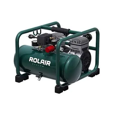 Hand Carry Portable 2HP Air Compressor Rolair JC20 Super Quiet 70dB 115 Volt