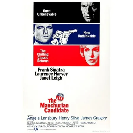 The Manchurian Candidate Movie Poster 16in x 24in 16x24 Multi-Color Square Adults Western Graphic