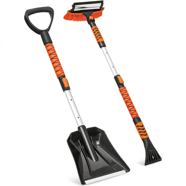 Monibloom Car Snow Shovel and Brush Kit