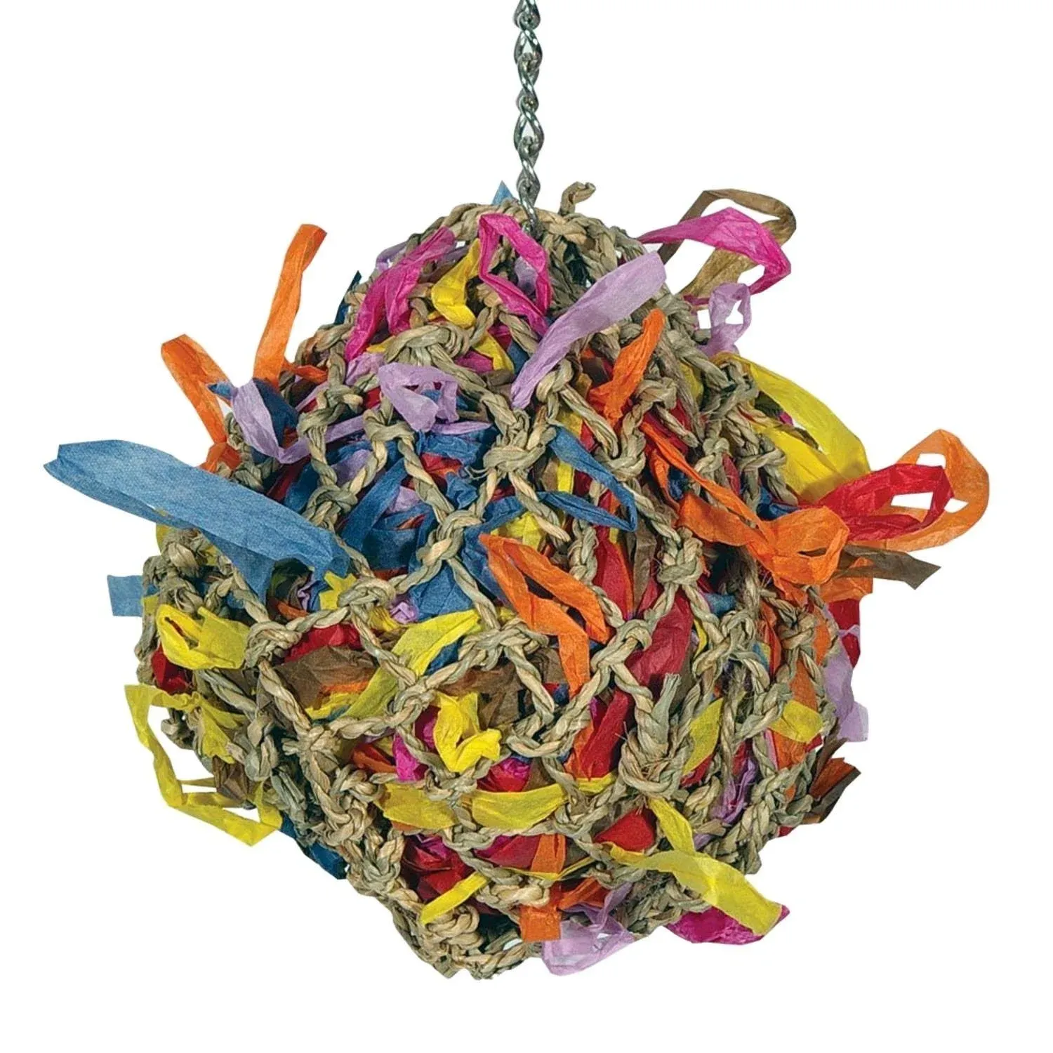 Parrot Pet Bird Toy Sweet Feet &amp; Beak Super Shreddable Ball