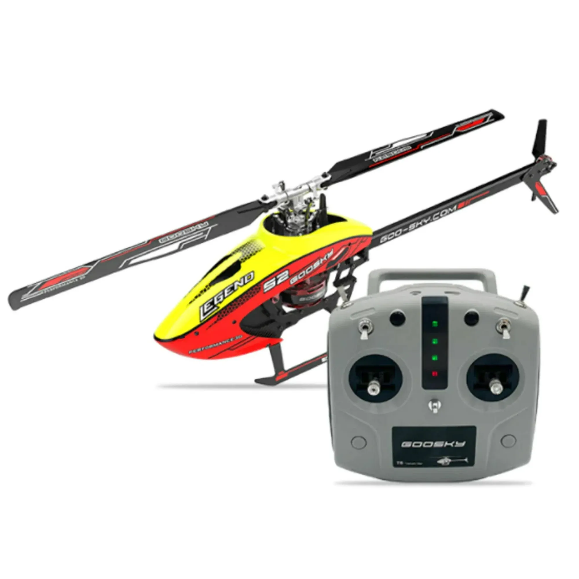 Goosky Legend S2 Helicopter (RTF) - Red/Yellow (MODE 2)