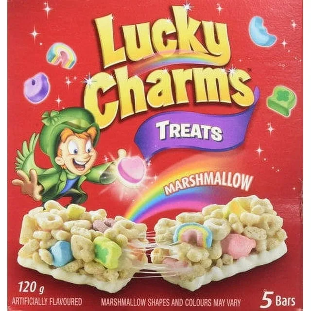 General Mills Lucky Charms Breakfast Cereal Treat Bars