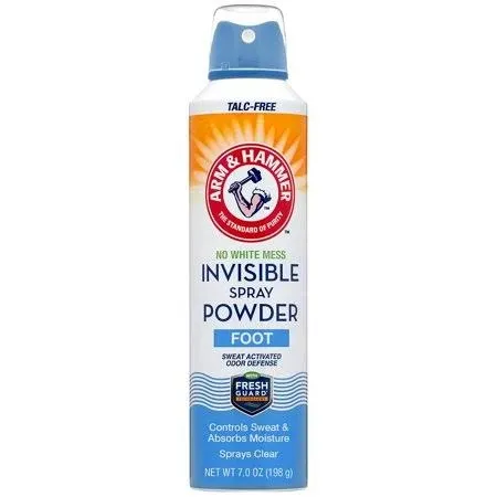 4 Pack Arm & Hammer No White Mess Invisible Spray Powder, 7 Ounces each