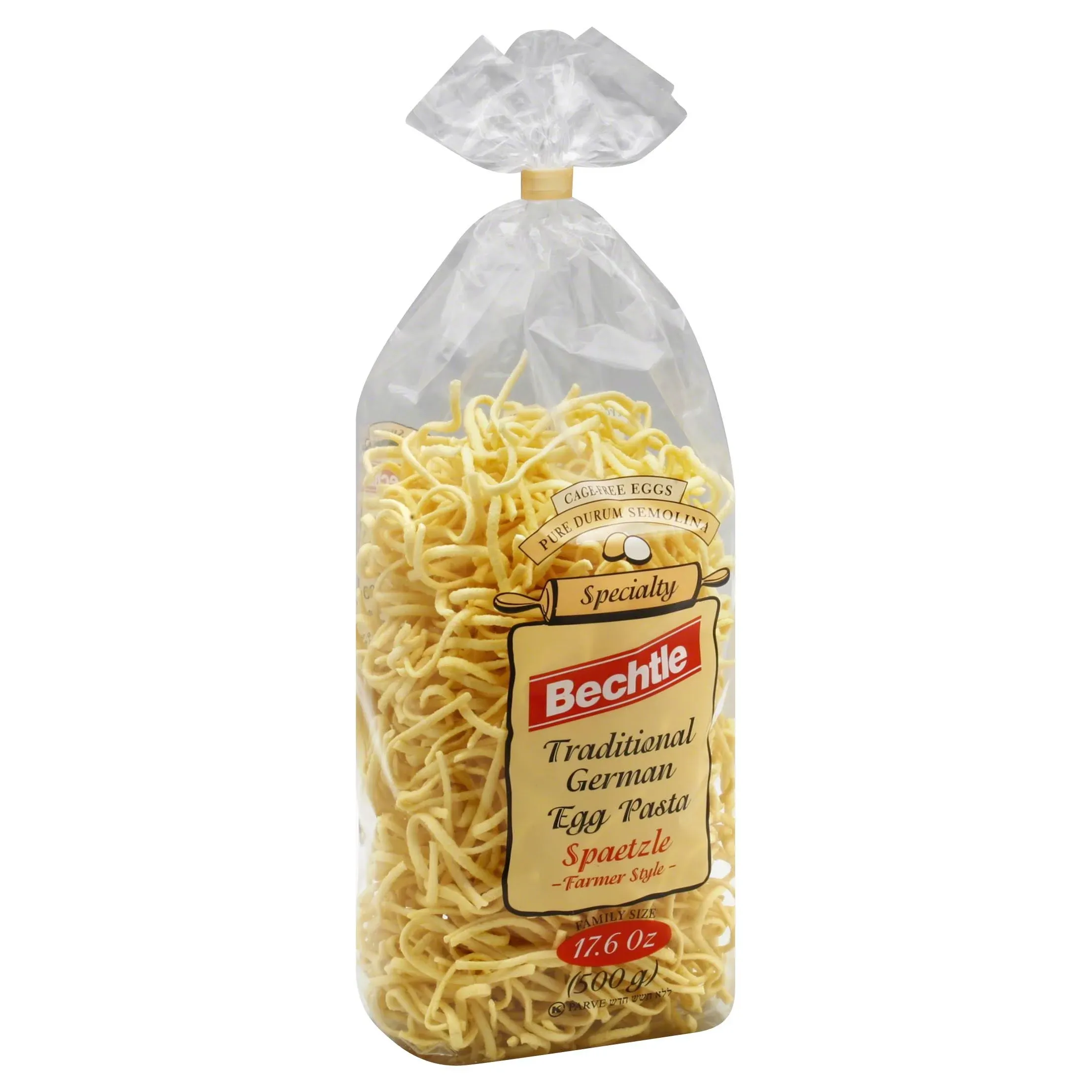 Bechtle Traditional German Egg Pasta Spaetzle Farmer Style -- 17.6 oz Pack of 2