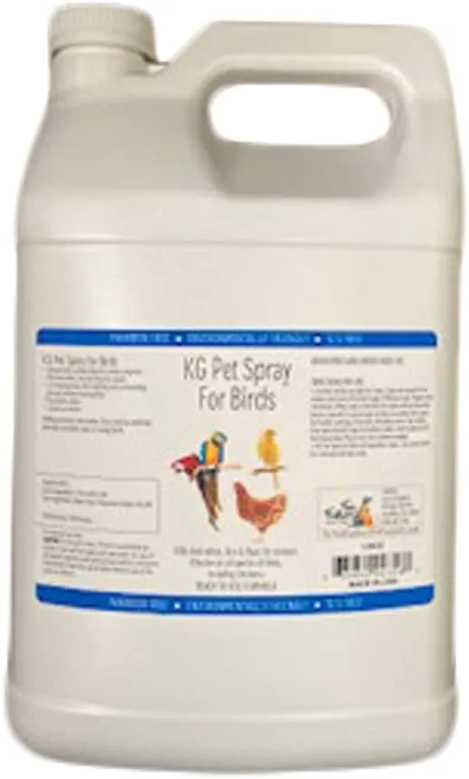 KG PET SPRAY FOR BIRDS -  128 Ounce Ready to Use