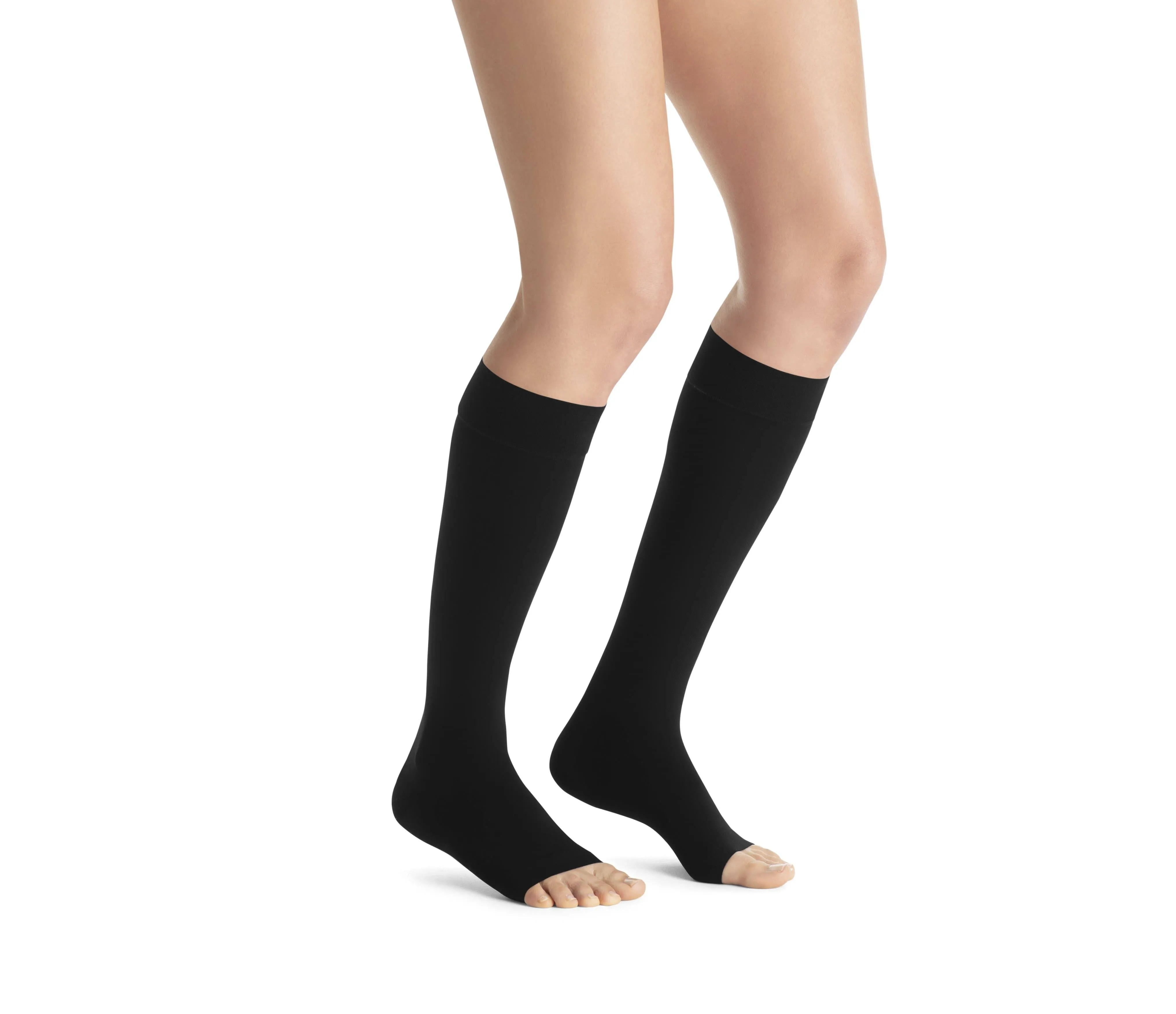 JOBST Opaque Compression Stockings, 20-30 mmHg, Knee High, Open Toe