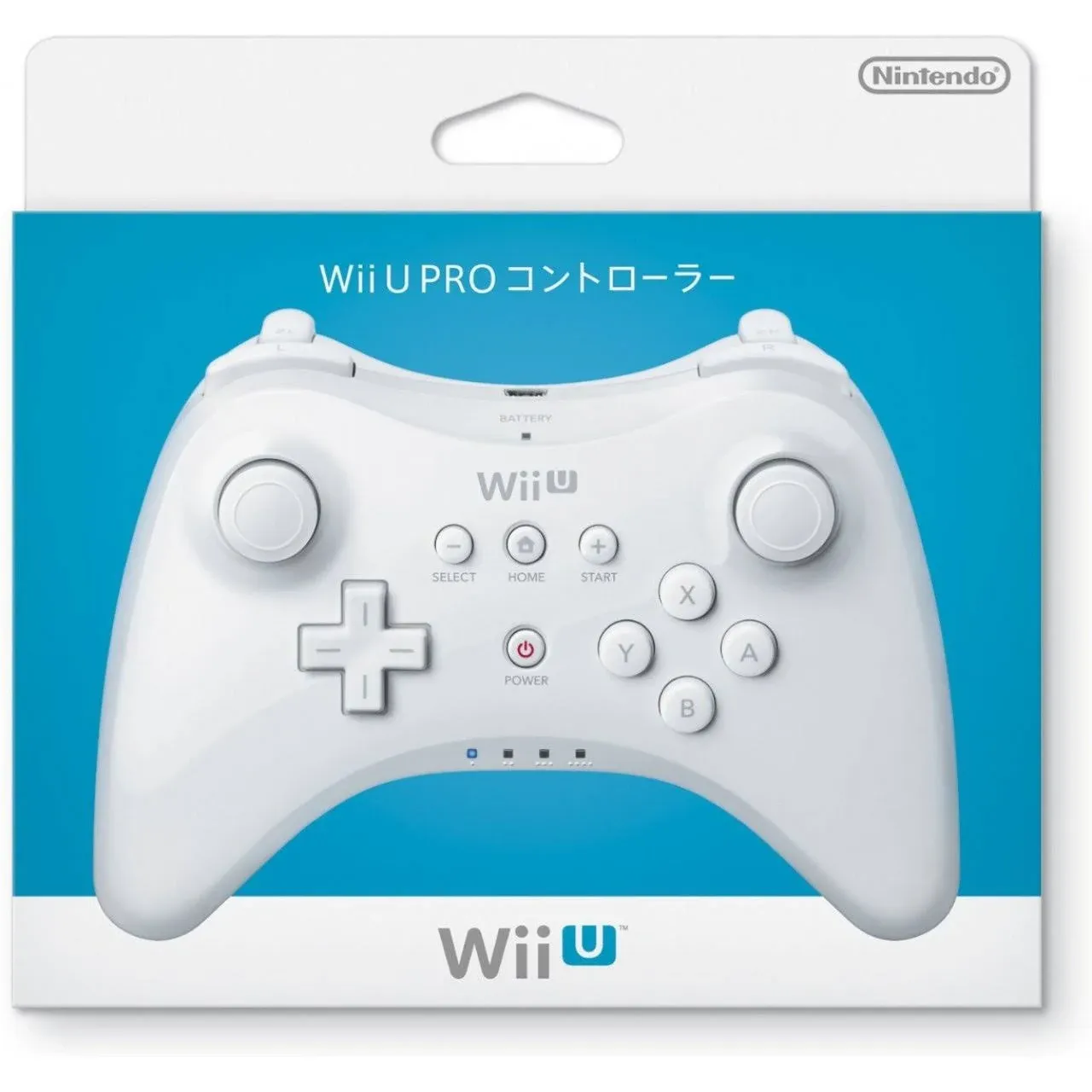 Gamepad sem fio original oficial Wii U Pro controle preto para Nintendo-