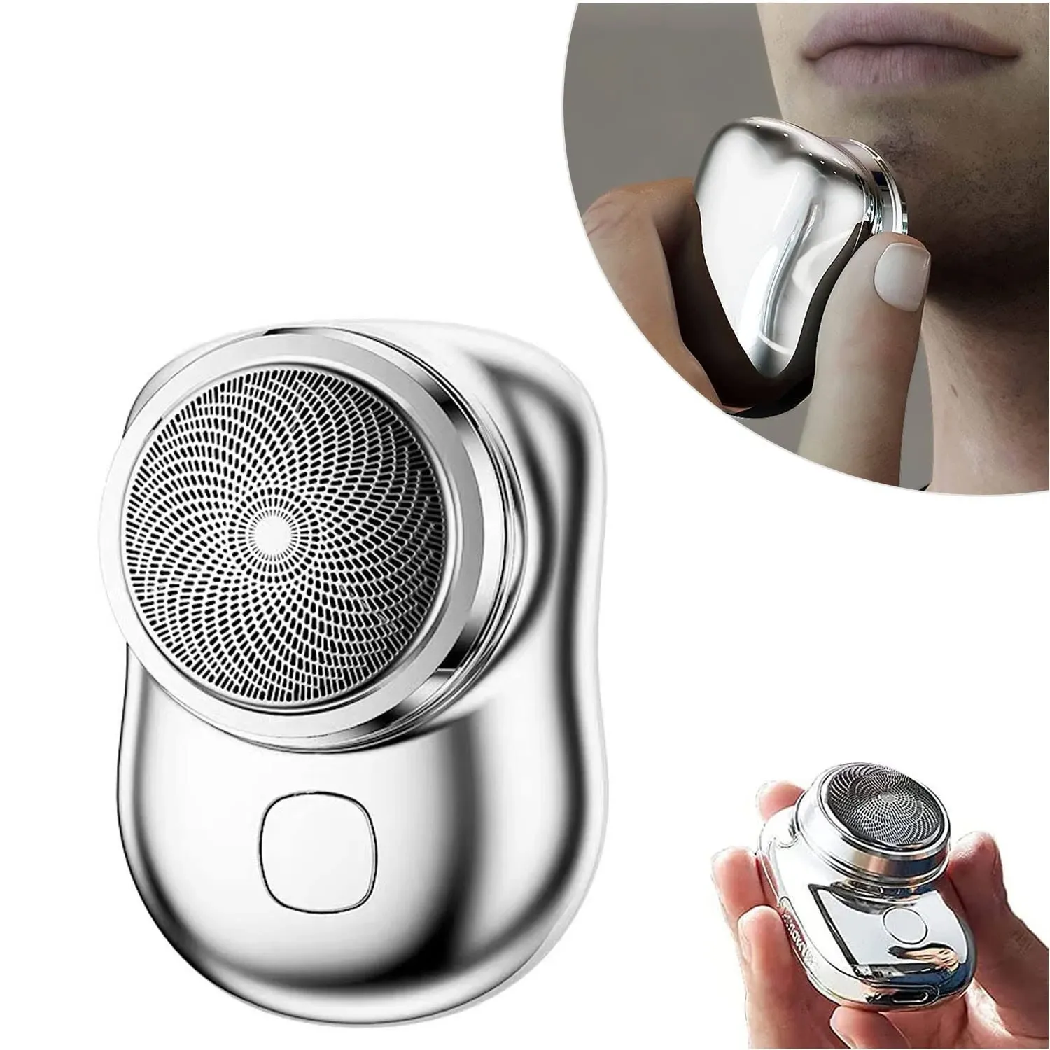 Mini-Shave Portable Electric Shaver for Men, 2023 New Upgrade Rechargeable Mini ...