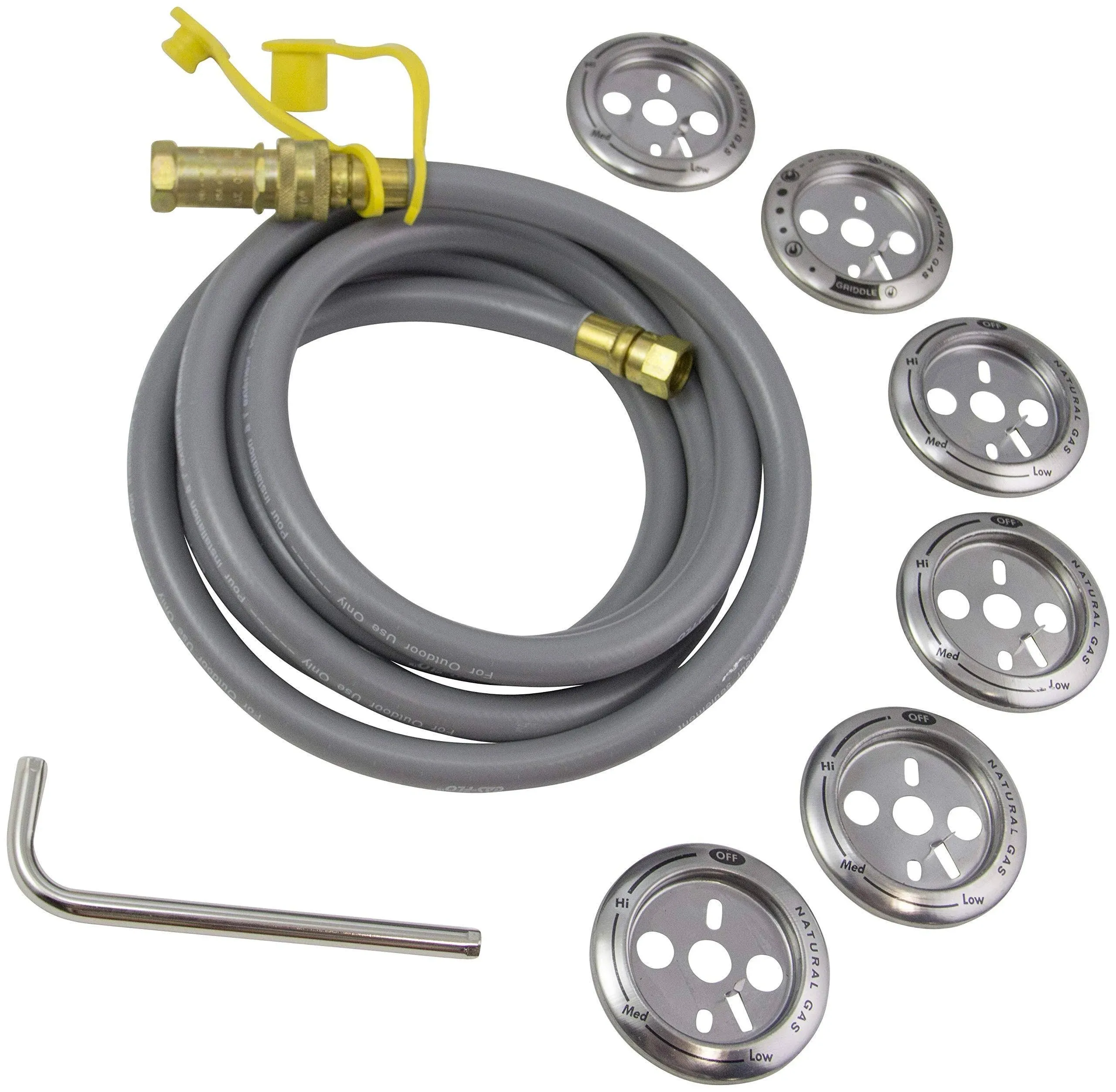 Char-Broil 4984619A Natural Gas Conversion Kit-2008 to 2019 Silver