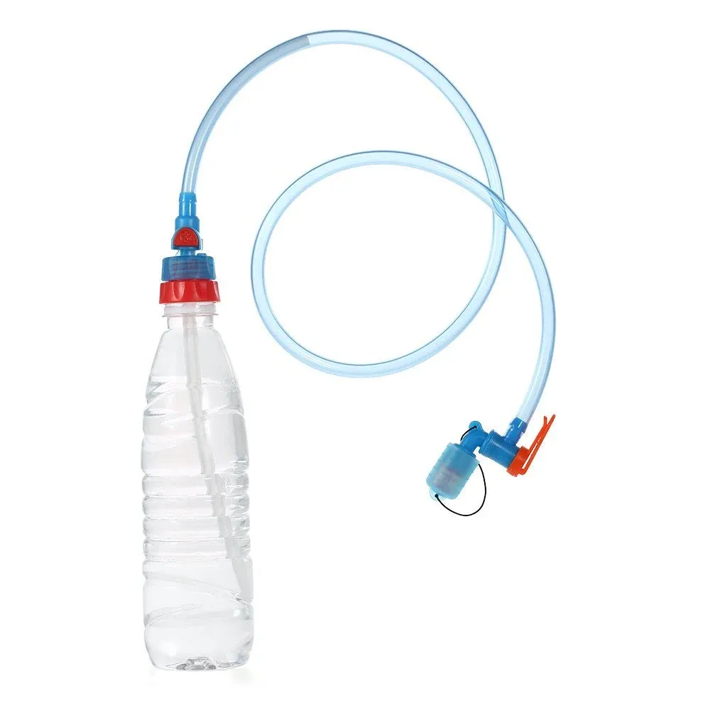 Lixada Water Bottle Drink Tube Hose Hydration Bladder Reservoir Pack Replacement Water Bottle Tube Backpack System Hose Kit