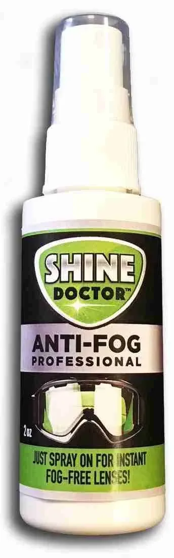 Anti Fog Spray 2 oz. Prevents Fogging of Goggles, Masks, Sunglasses, Eyeglasses, Hockey Shields, Binoculars & Scopes