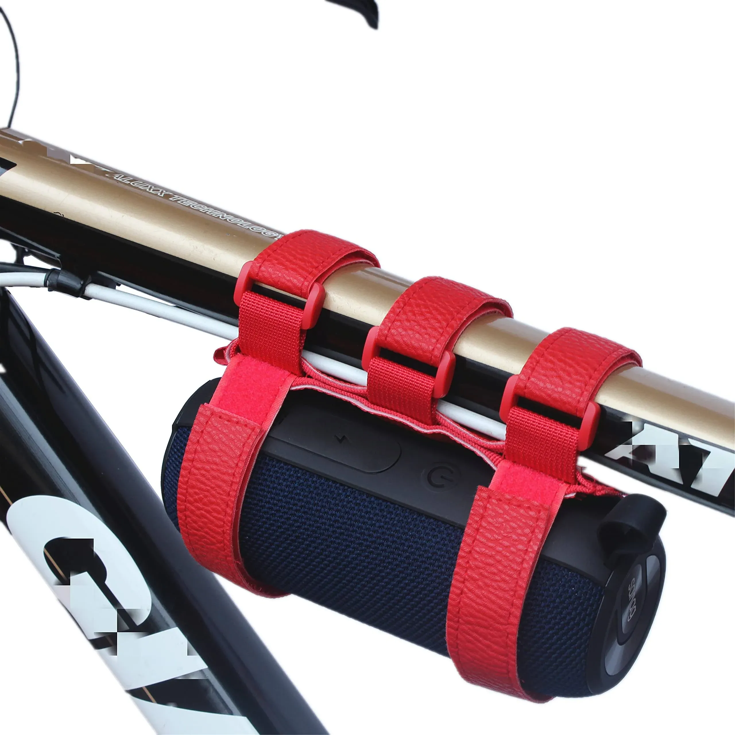 Portable Bike Speaker Mount, Adjustable Speaker Strap, Universal Bicycle 