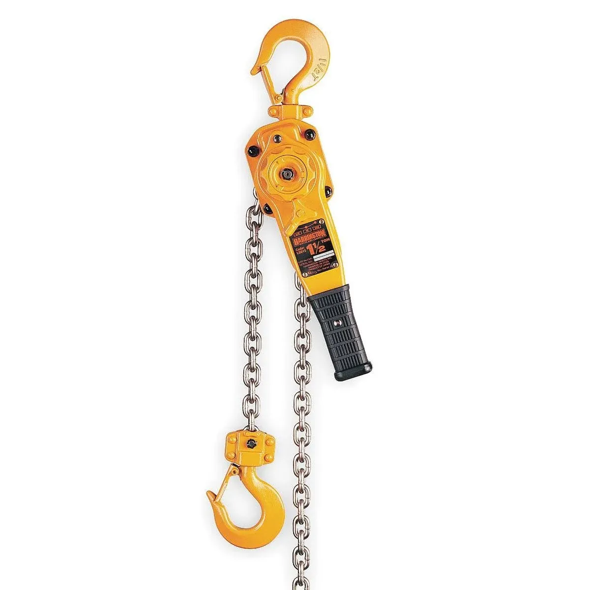 Harrington LB010-15 Lever Chain Hoist, 15 ft. Lift, 2000 lb.