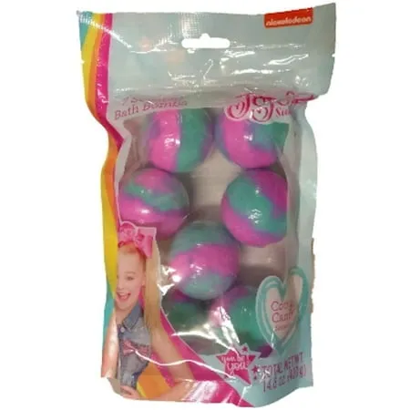 Jojo Siwa 7 Scented Bath Bombs Cotton Candy