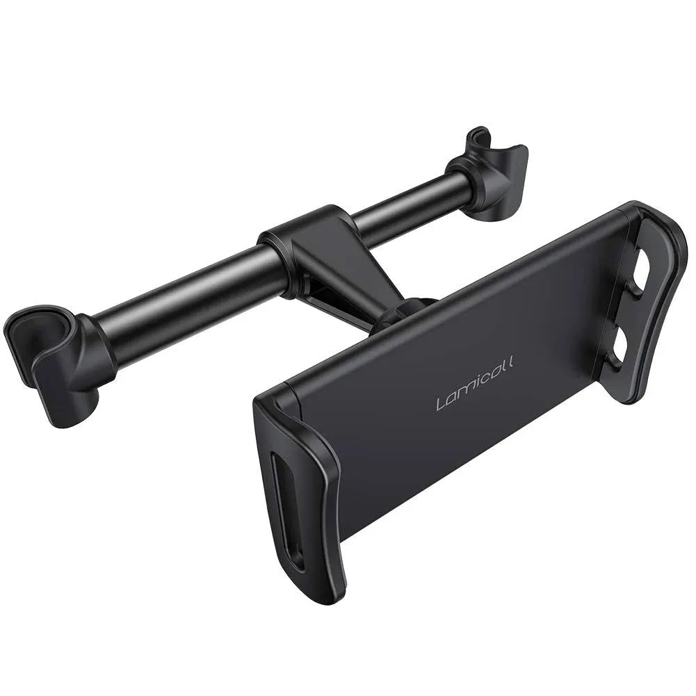 Lamicall Car Headrest Mount, Tablet Holder - Stand Cradle Black