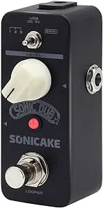 SONICAKE Looper Guitar Effects Pedal Sonic Dub Looper Storable Loop Station Recording Looping Guitar Bass Effects Pedal