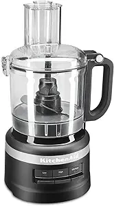 KitchenAid 7 Cup Food Processor - Black - KFP0718BM