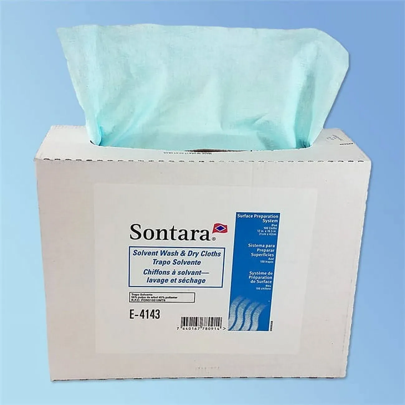 Sontara E-4143 Solvent Wash & Dry Wipes