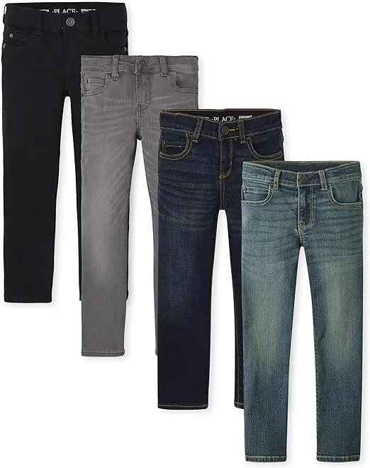 The Children's Place Boys Stretch Straight Jeans